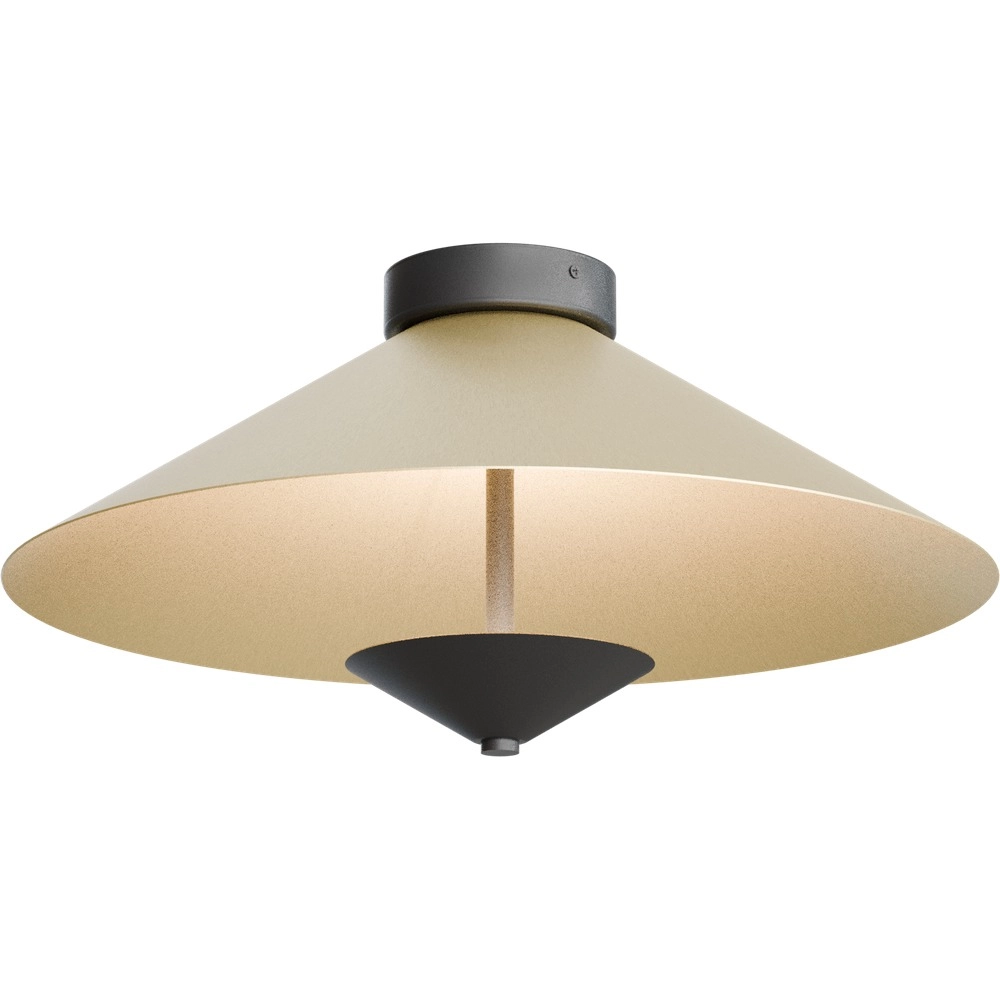 Ceiling lamp Ceppo black with gold Ø 45cm