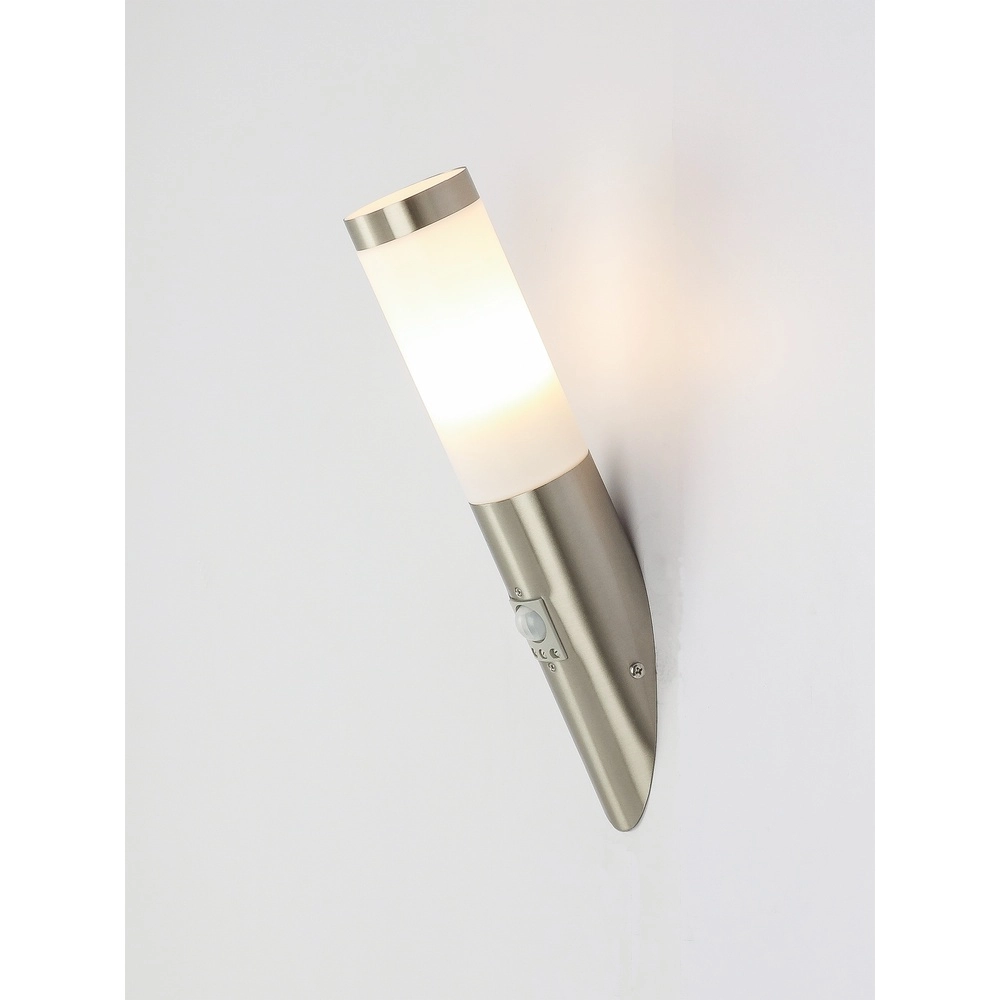 Outdoor lamp Boston Led Stainless steel with white and sensor Globo 9007371282333