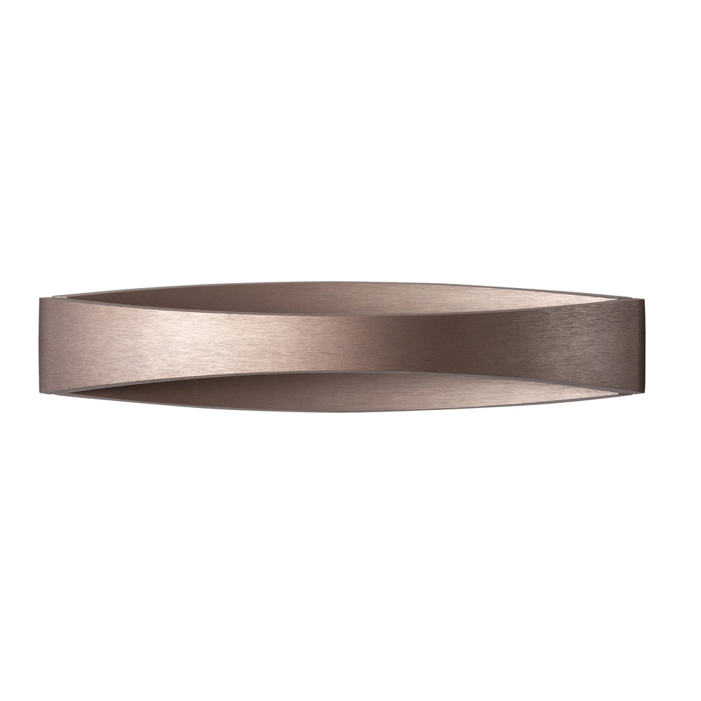 Sleek wall lamp Medusa 35cm choco