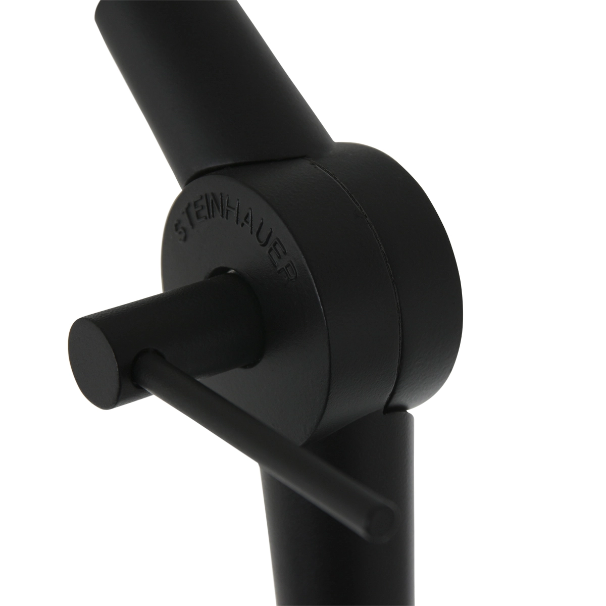 Floor Reading Lamp Prestige Chic black with 40cm green velvet shade Steinhauer 8712746145854