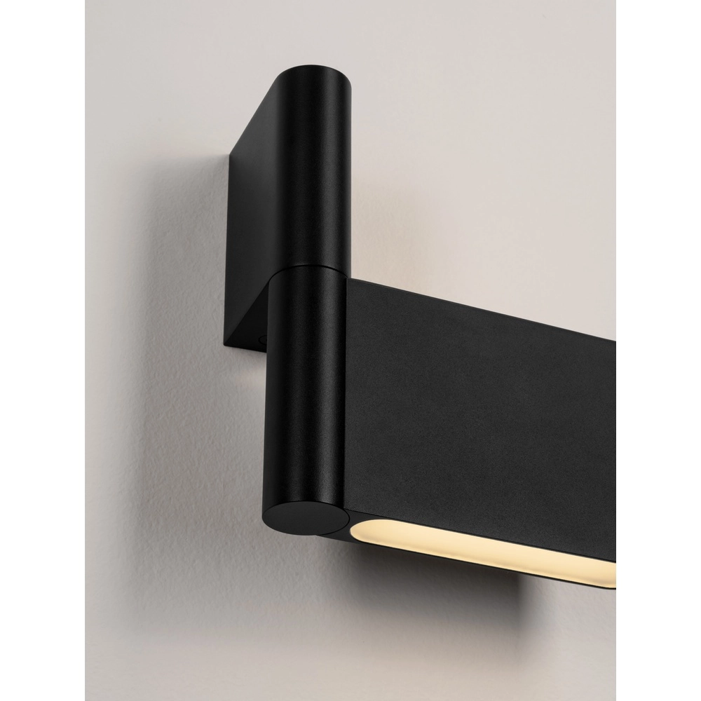 Wall lamp Flusso black Lyora 5212017478115
