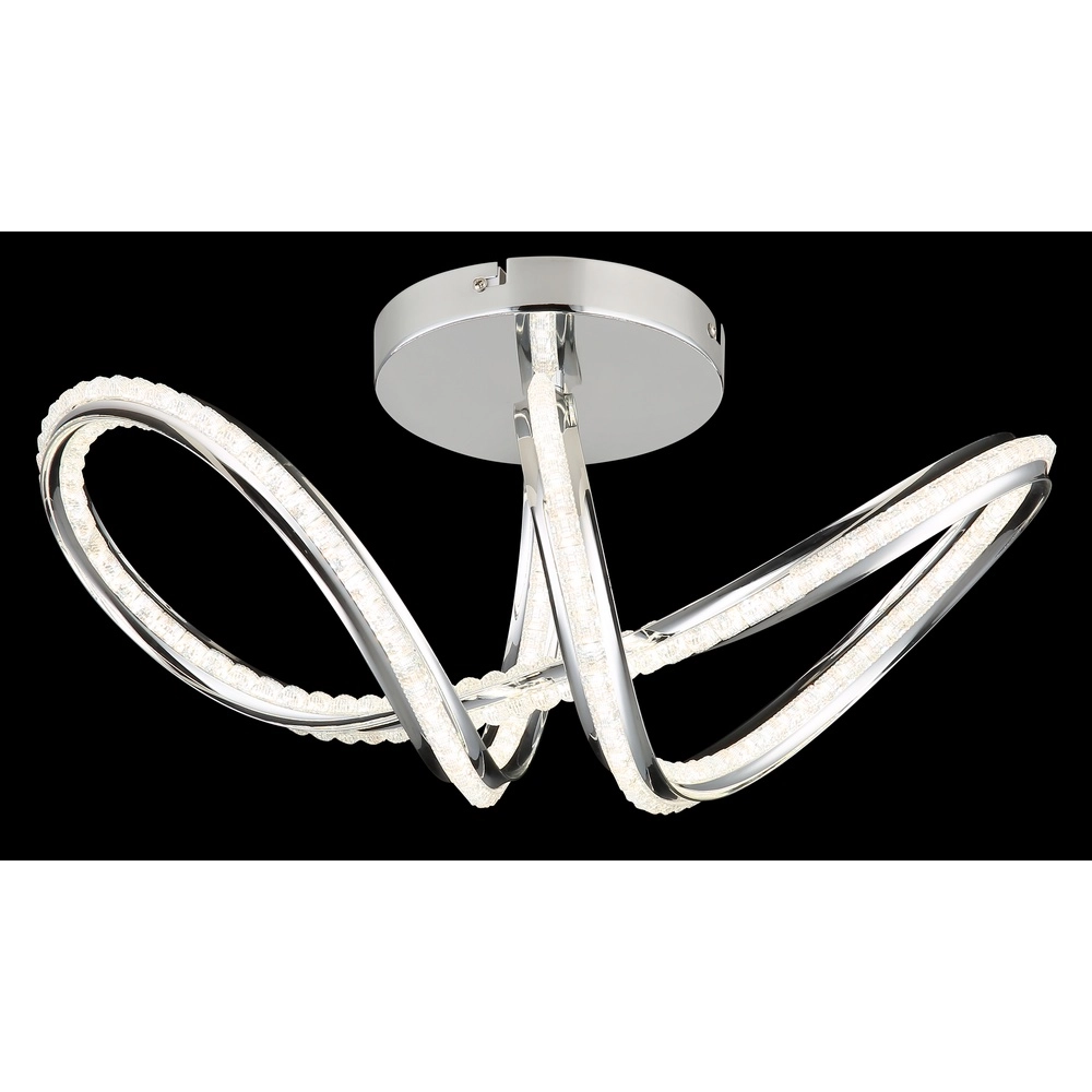 Modern ceiling lamp Evangeline chrome Globo 9007371586202