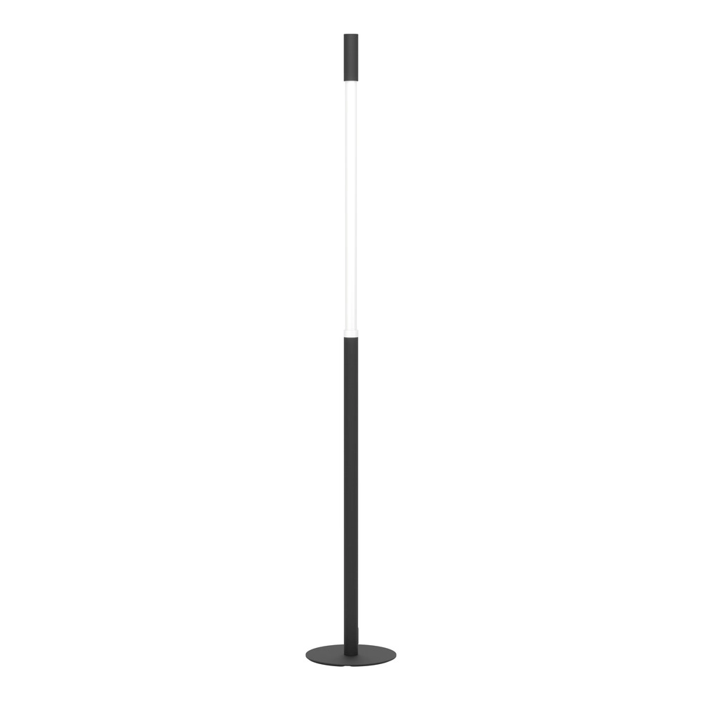 Sleek floor lamp Parabita black and white