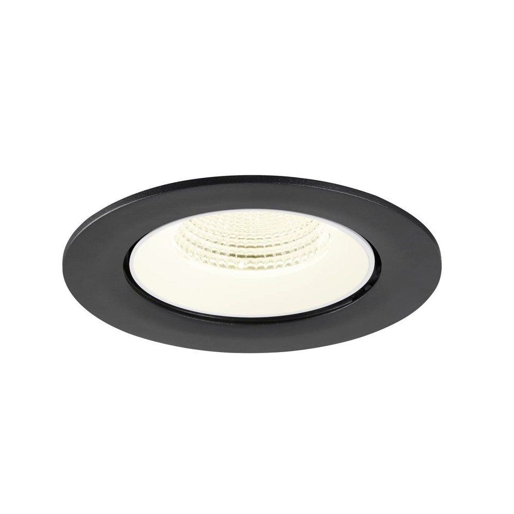 Recessed spotlight Numinos Gimble L black/white 4000K - 55deg SLV 4024163310086