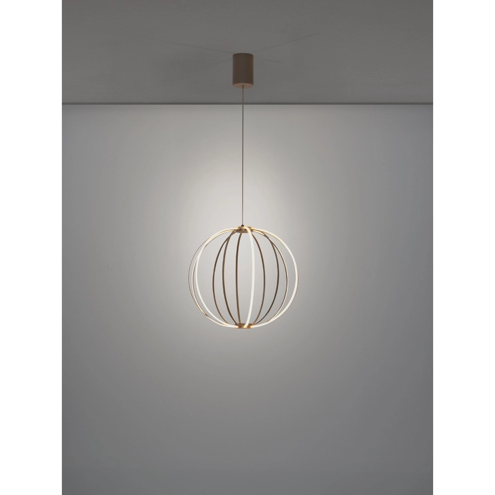 Pendant lamp Brea beige Ø 50cm Lyora 5212017494375