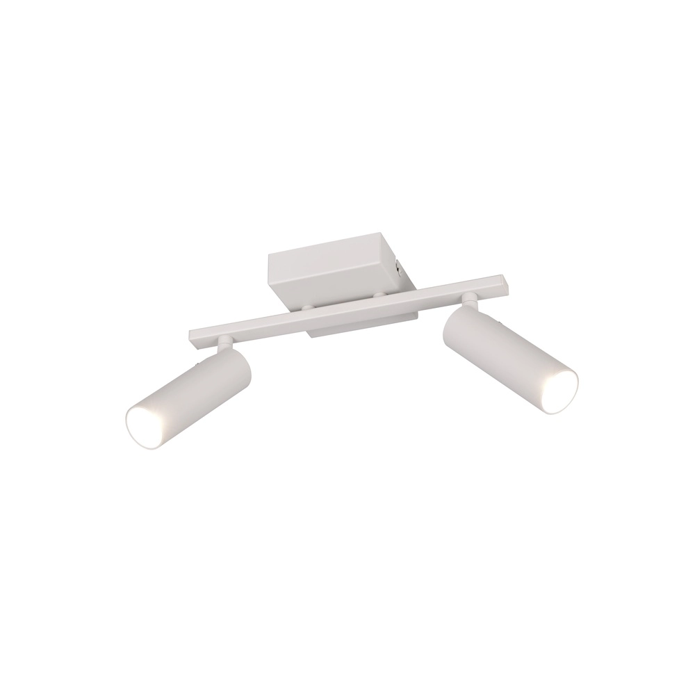 Surface-mounted spot Dara 2-light grey