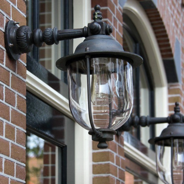 Country wall lamp Lindau 56cm bronze brown KS Verlichting 8714732142304