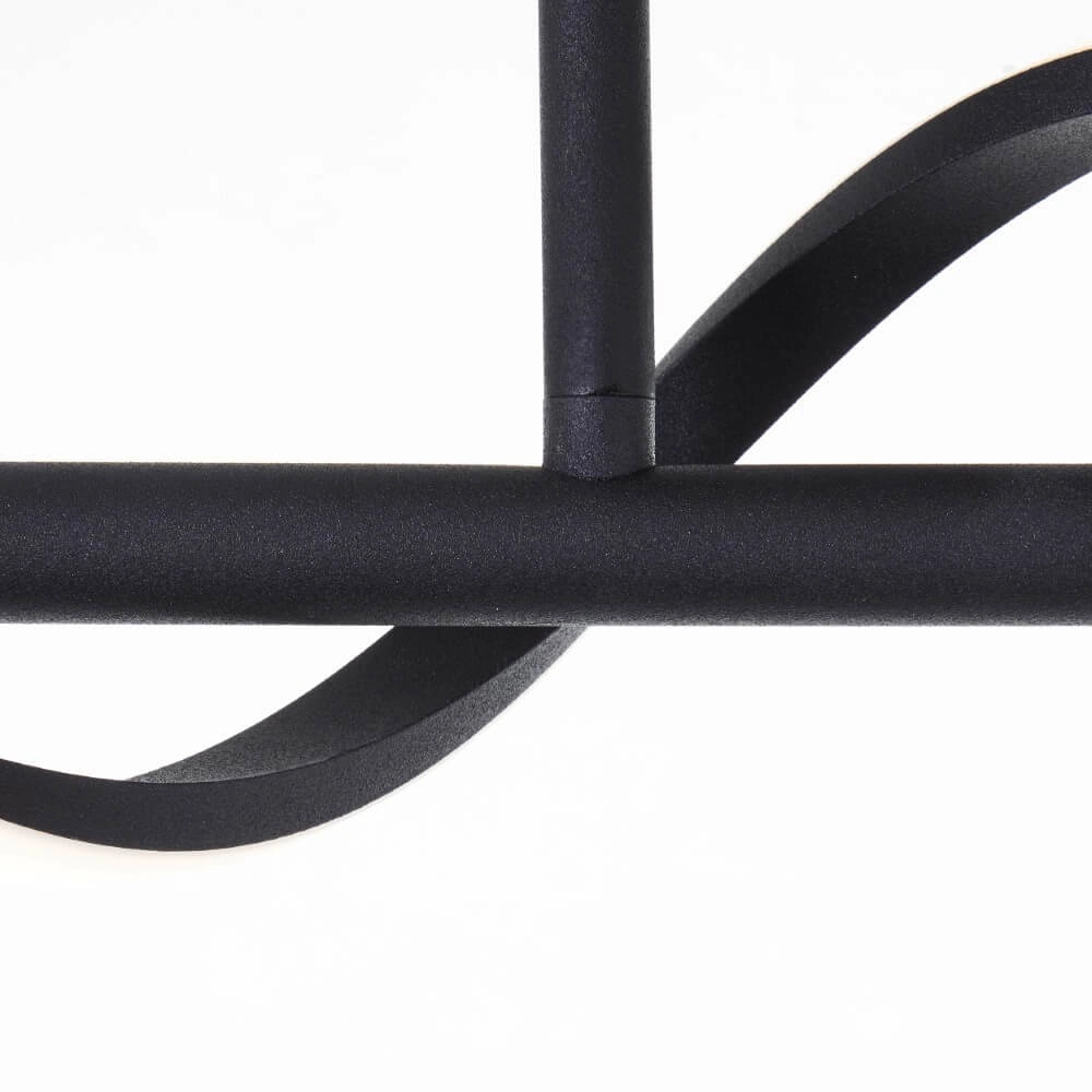Design ceiling lamp Eunice black Brilliant 4004353425493