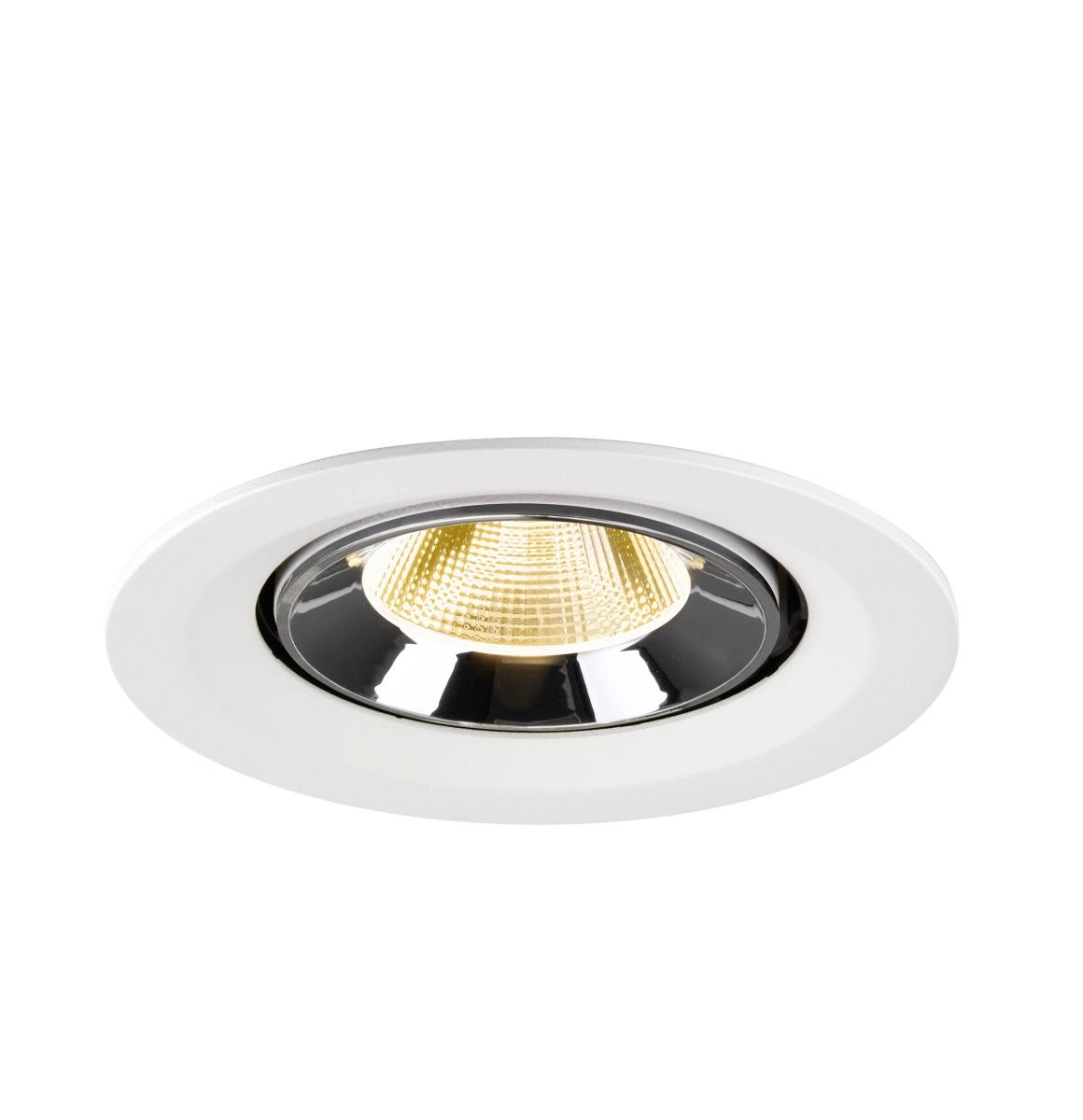 Recessed spotlight Numinos Gimble M white/chrome 3000K - 20deg SLV 4024163311847