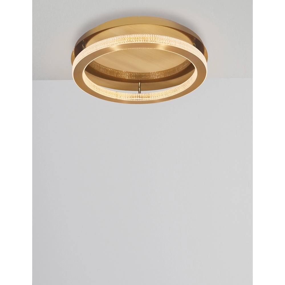 Ceiling lamp Fiore gold Ø 60cm Lyora 5212017424167