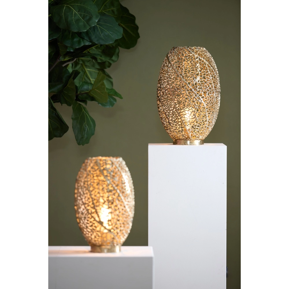 Design table lamp Sinula Ø 33cm - brass matt Light & Living 8717807614522