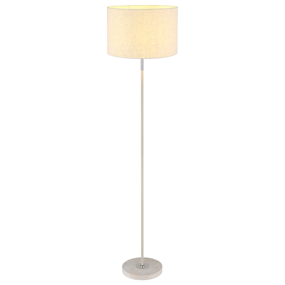 Floor lamp Deleon sand brown Ø 40cm Globo 9007371572908