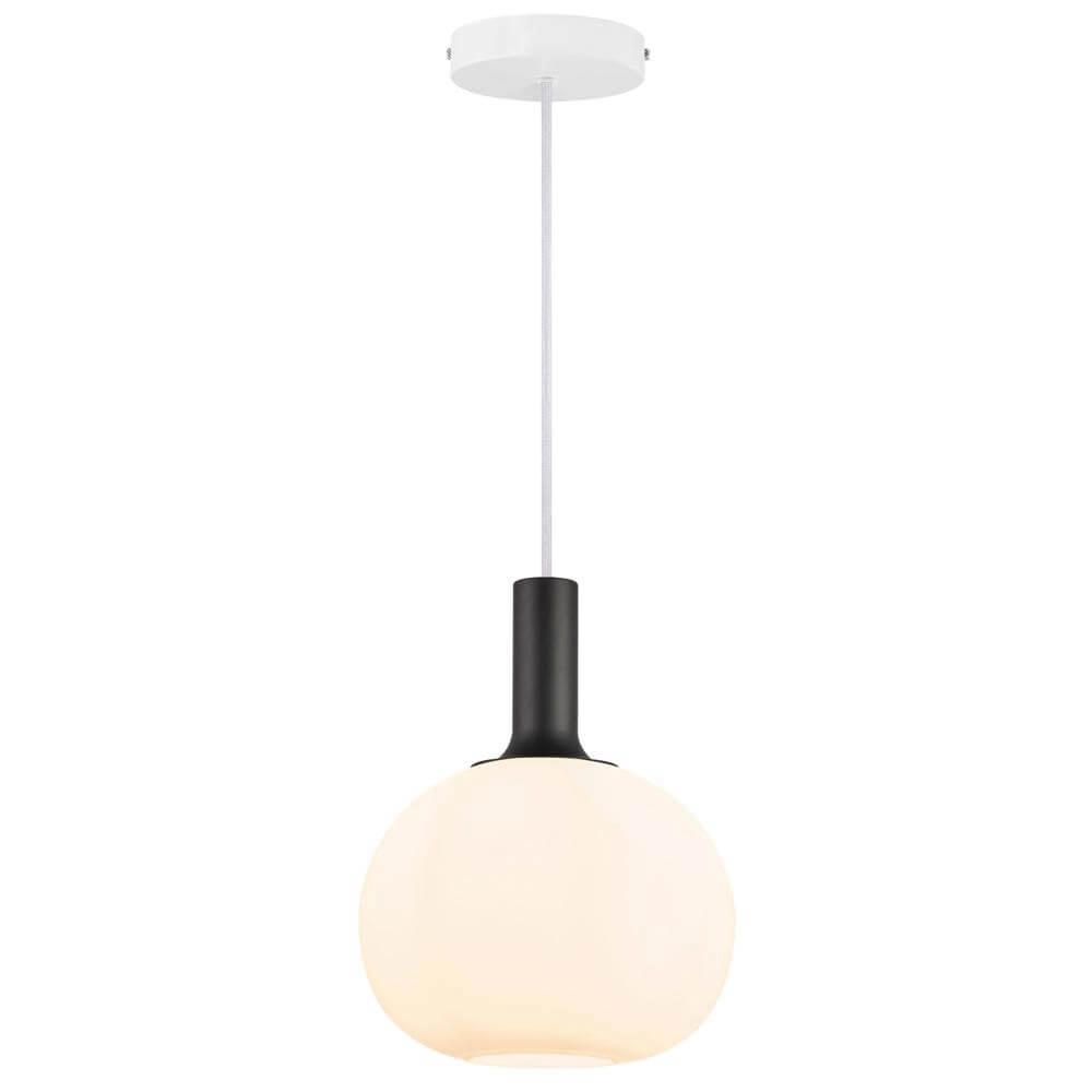 Glass pendant lamp Alton ball Ø 25cm white Nordlux 5701581413887