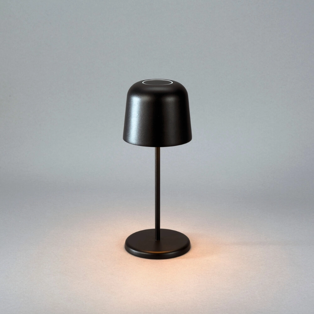 Rechargeable table lamp Biot black with removable cap KonstSmide 7318307845754