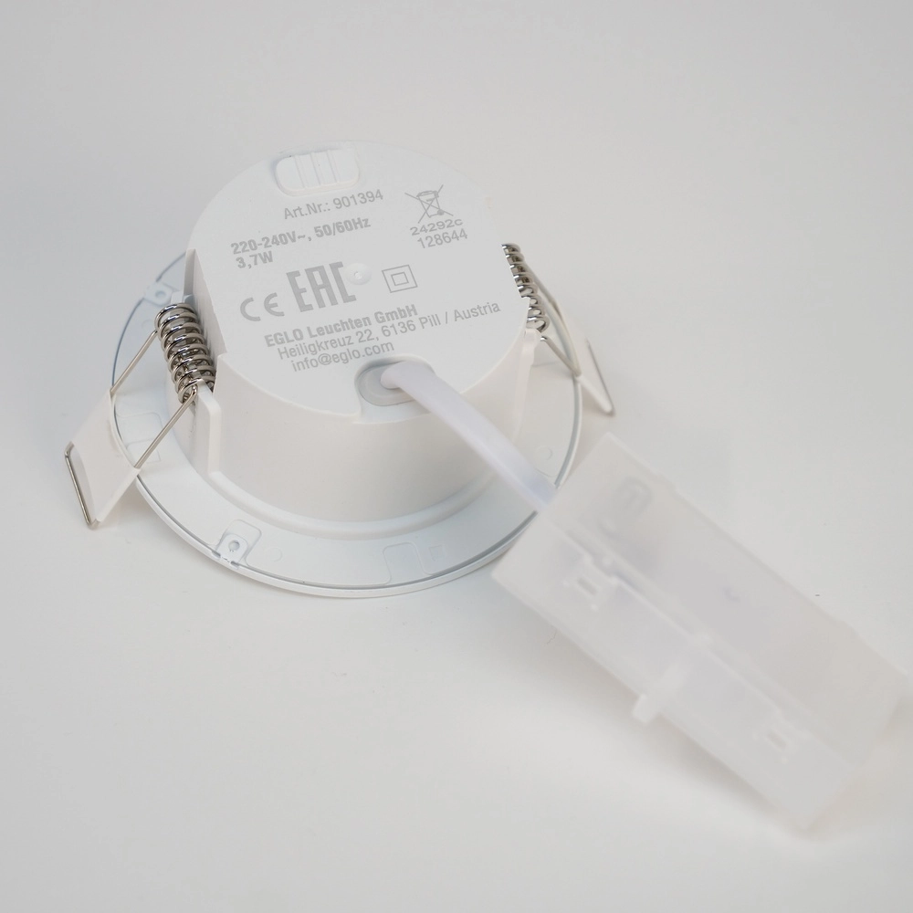 3x Recessed spotlight Fueva 6 round - white - Ø 8,8cm Eglo 9008606330744