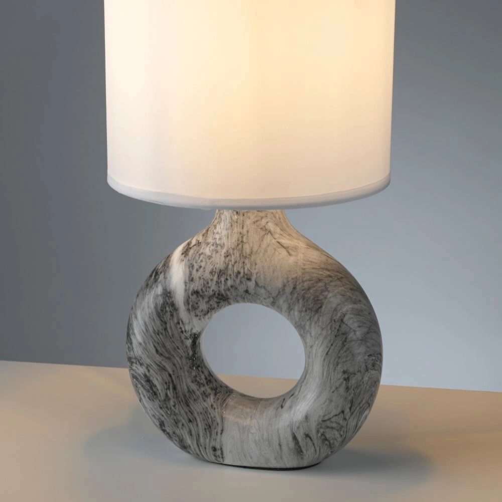 Table lamp Carara grey Just Light 4043689004835