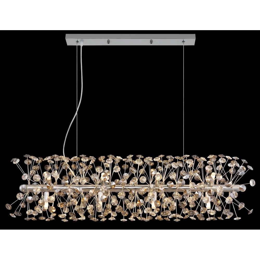 Pendant lamp Katrina chrome 90cm Globo 9007371481347