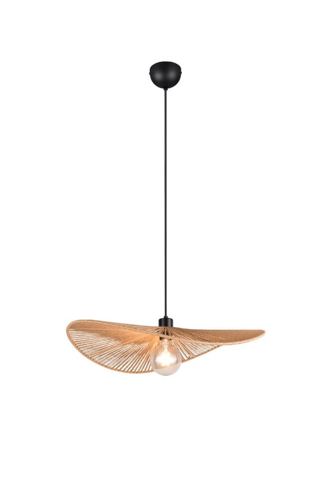 Japandi pendant lamp Laurine Ø 58cm