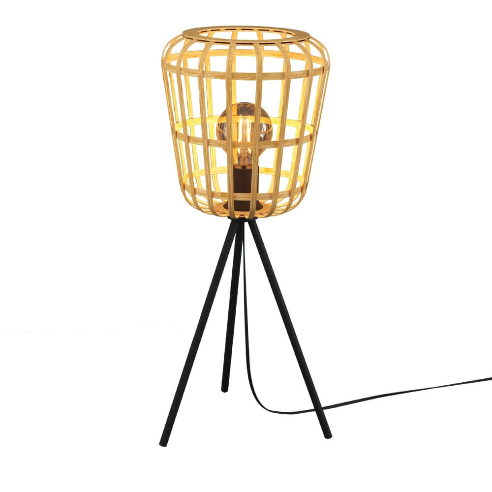 Rattan table lamp Montezuelo Stars of Light 9008606240531