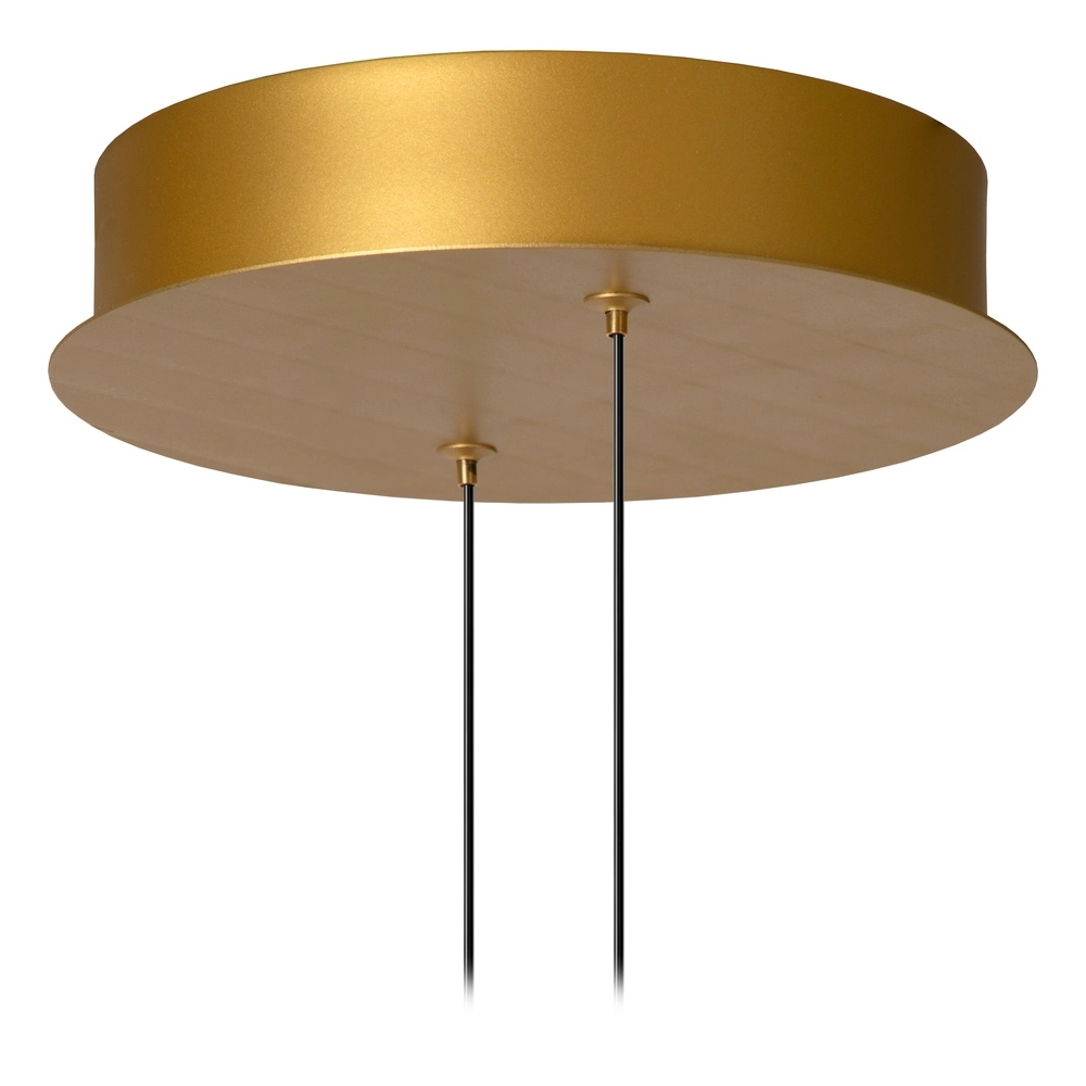 Modern led pendant light Slalom Sand with effect Premium by Lucide 5411212135131