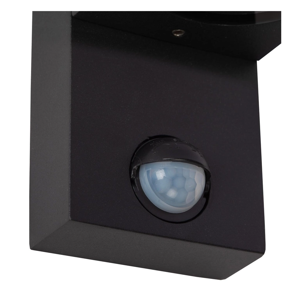 Design wall spot Zaro Single black with sensor Lucide 5411212690128
