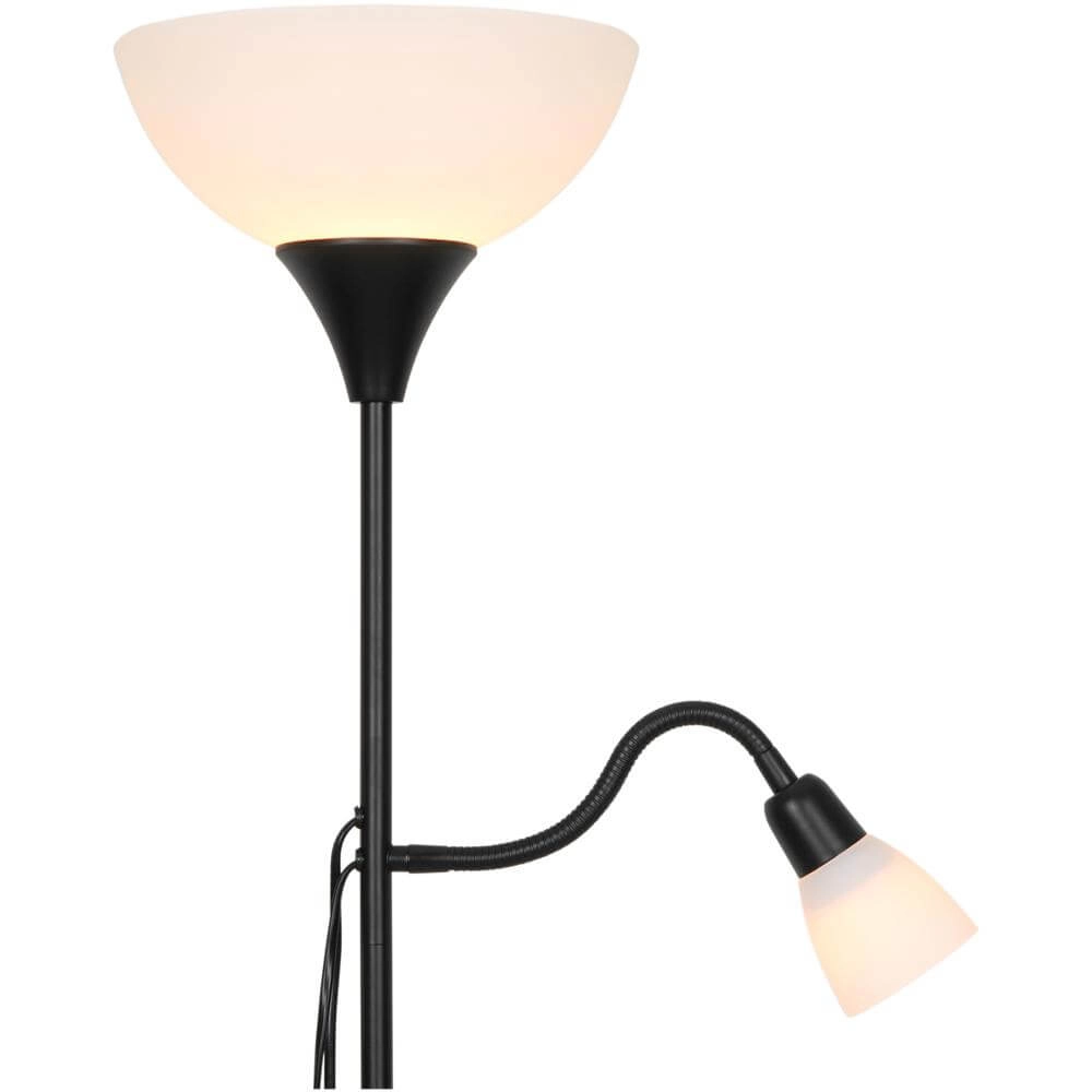 Classic reading lamp Lauria black Nordlux 5704924024634