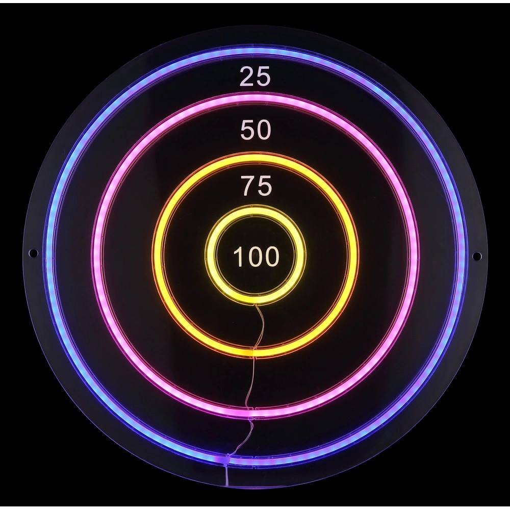 Wall lamp Darteri neon dartboard Globo 9007371583546