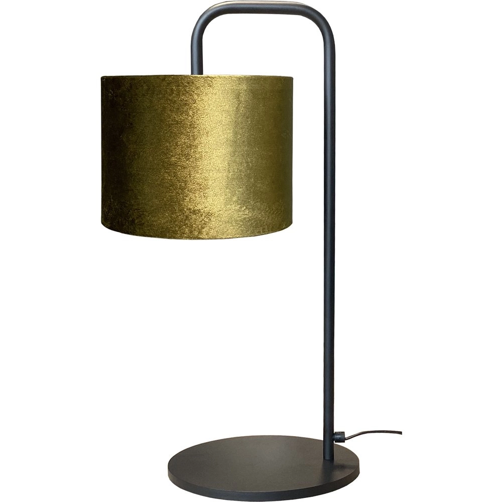 Table table lamp Venus with olive green lampshade