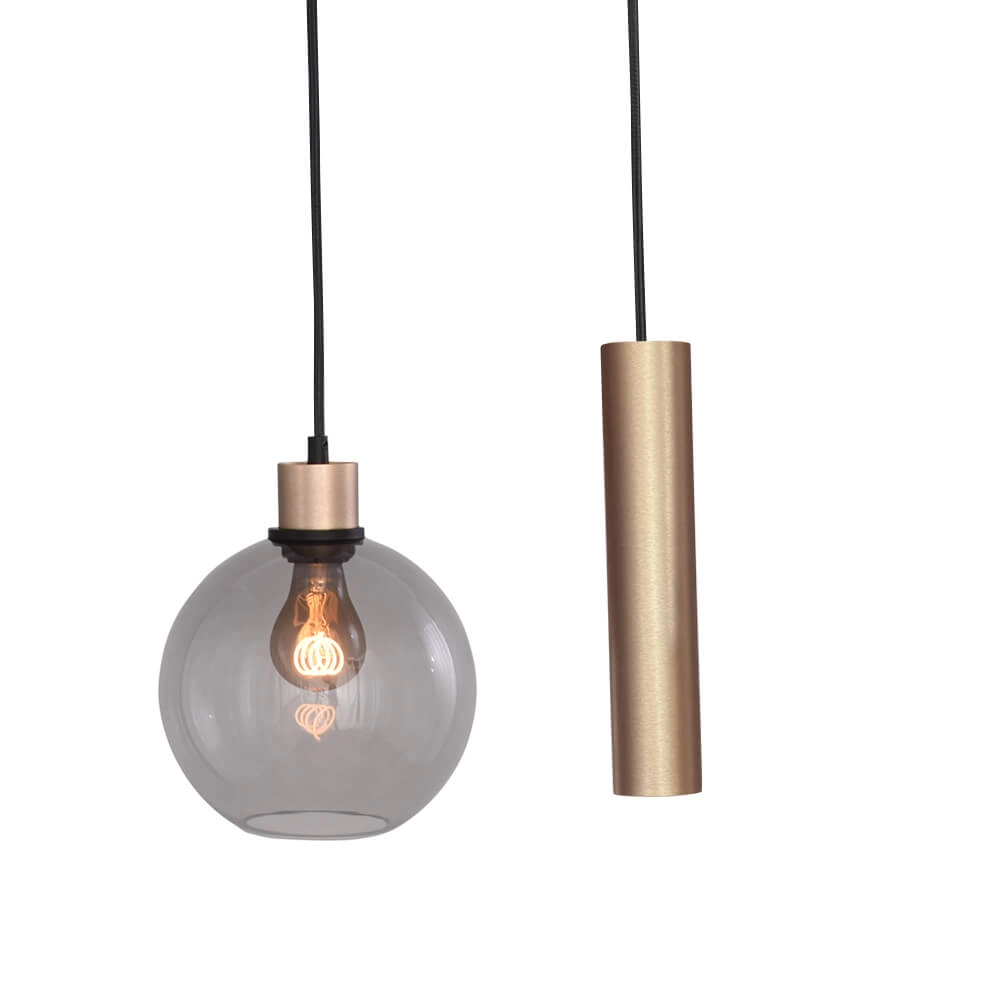 Hanging lamp Lazise 4x Ø 20cm and 2x GU10 gold Masterlight 8718121303024