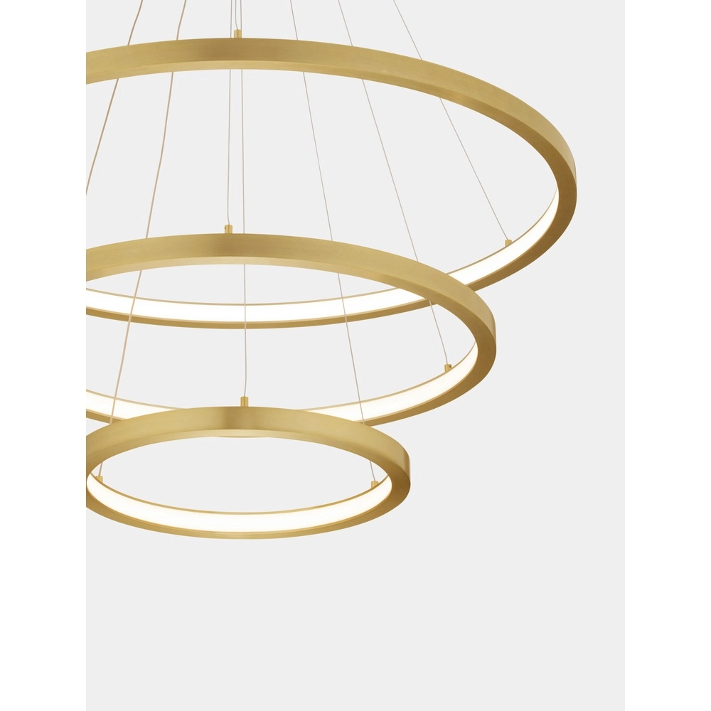 Golden pendant lamp Empatia Design Triple Lyora 5212017442734