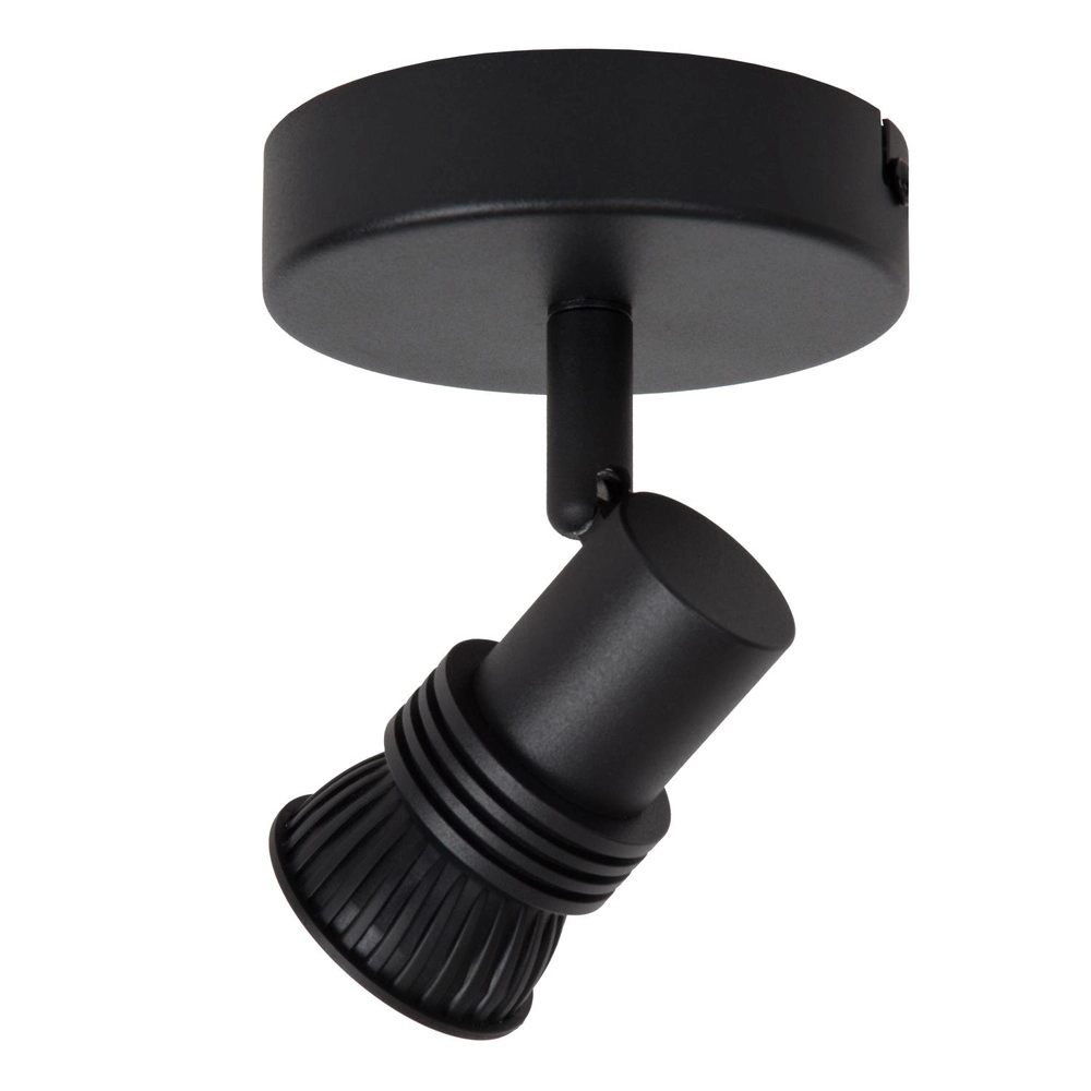 Ceiling spotlight Kianti Single Black Lucide 5411212530851