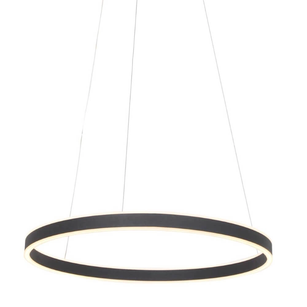 LED hanging lamp Ringlux black