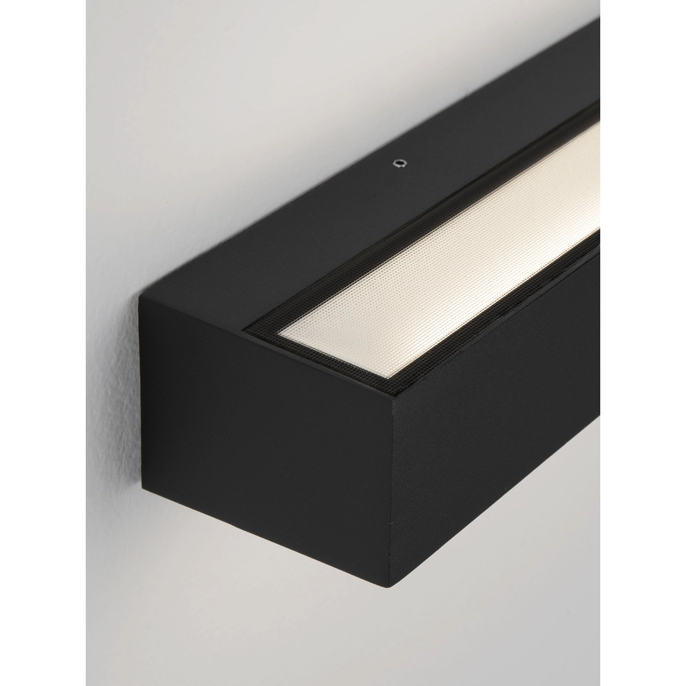 Sleek wall lamp Lane black 36cm - 28W Lyora 5212017496751