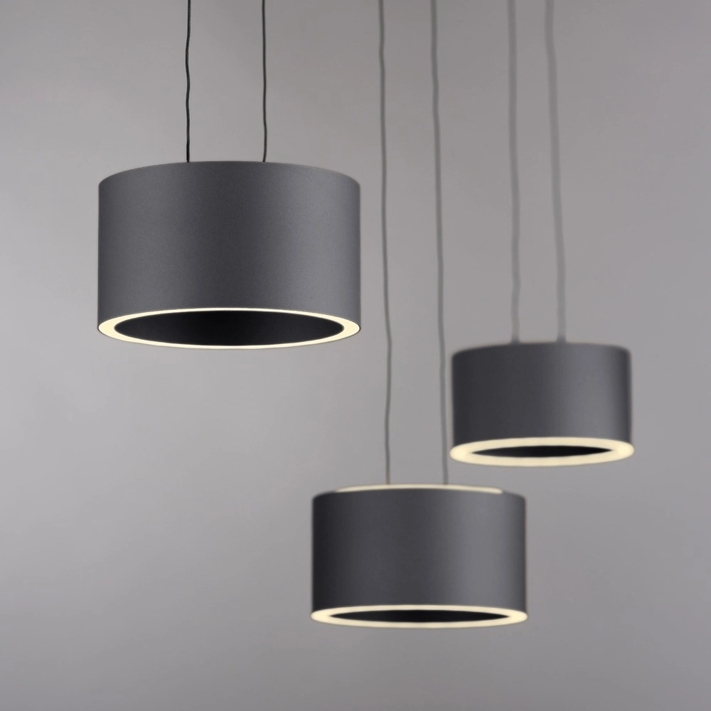 Design LED pendant light Pure Clipse Mystic grey Paul Neuhaus 4012248396315