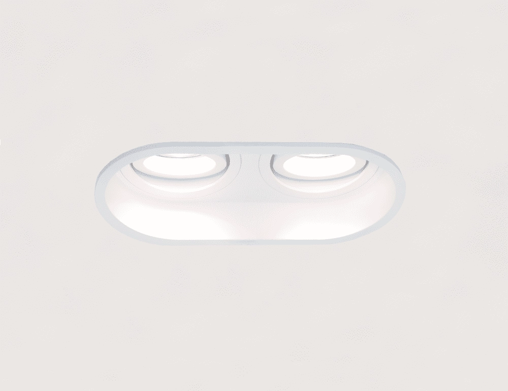 Double recessed spot Rex white Artdelight 8719831735549