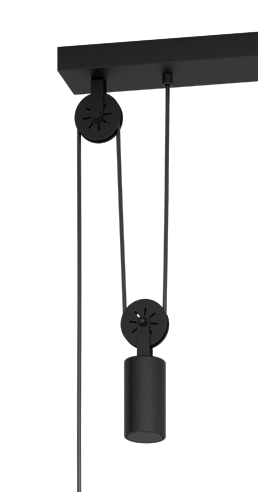 Dining room pendant lamp Winkworth 1 with pulley Eglo 9002759434366