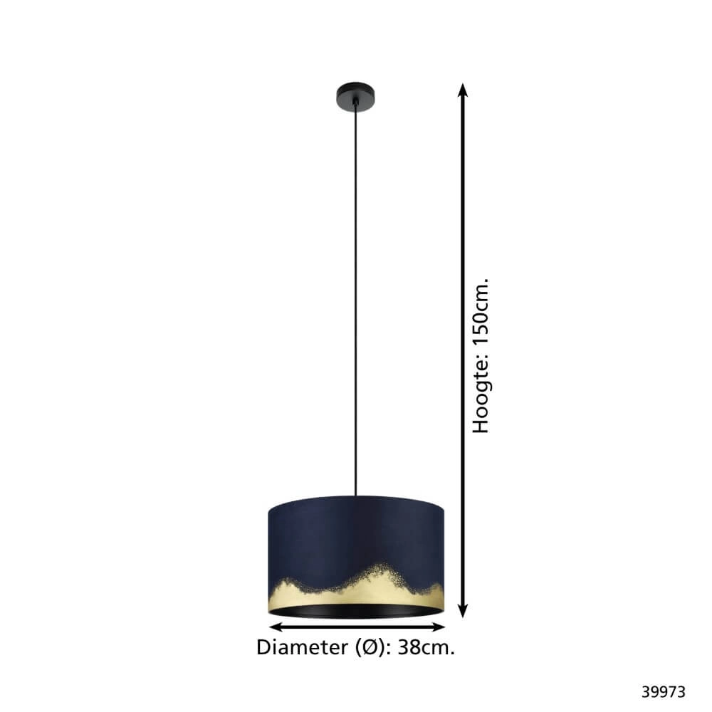 Chic hanging lamp Casuarita Ø 38cm Stars of Light 9002759399733