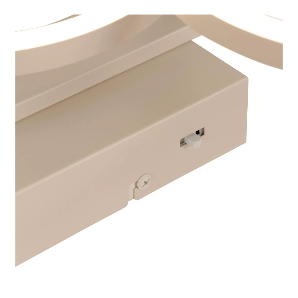 Modern ceiling lamp Nicola sand brown Lucide 5411212531186