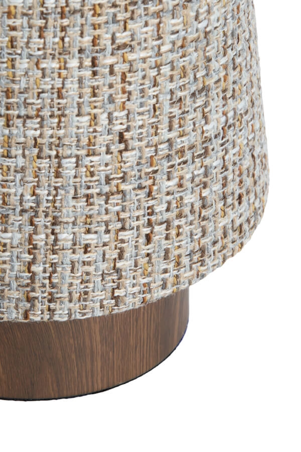 Braided table lamp Howie wood Ø 15cm Light & Living 8717807759384