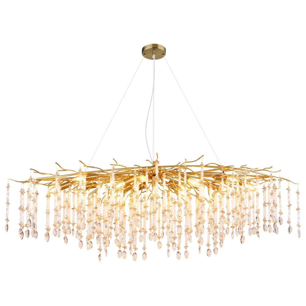 Pendant lamp Gloria 150cm gold Globo 9007371572991