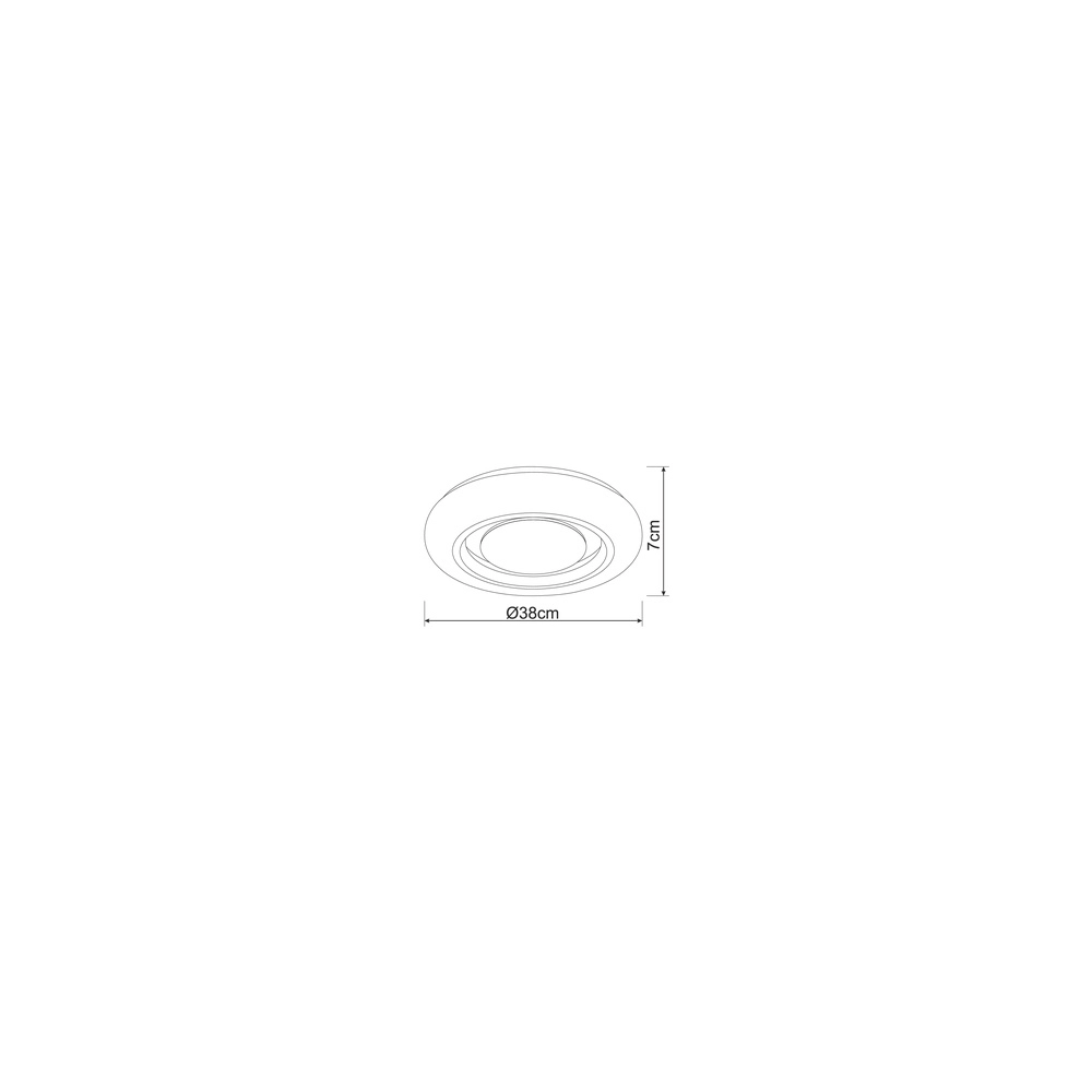 Ceiling lamp Rada white Globo 9007371404940