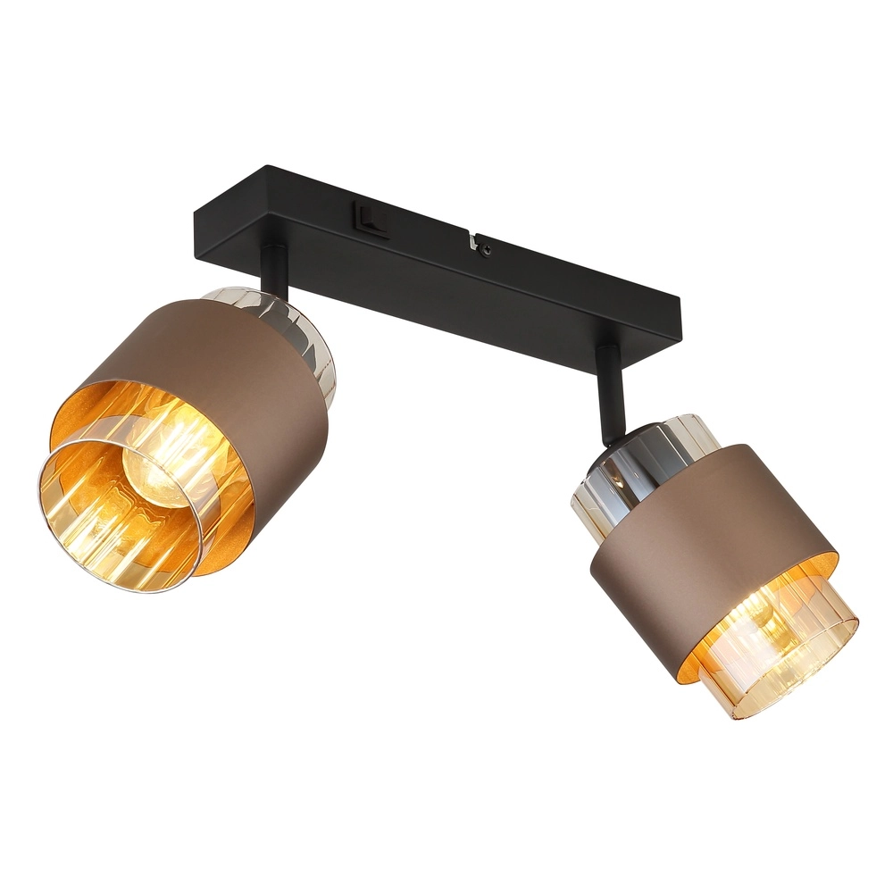 Design ceiling lamp Milley 2-light black