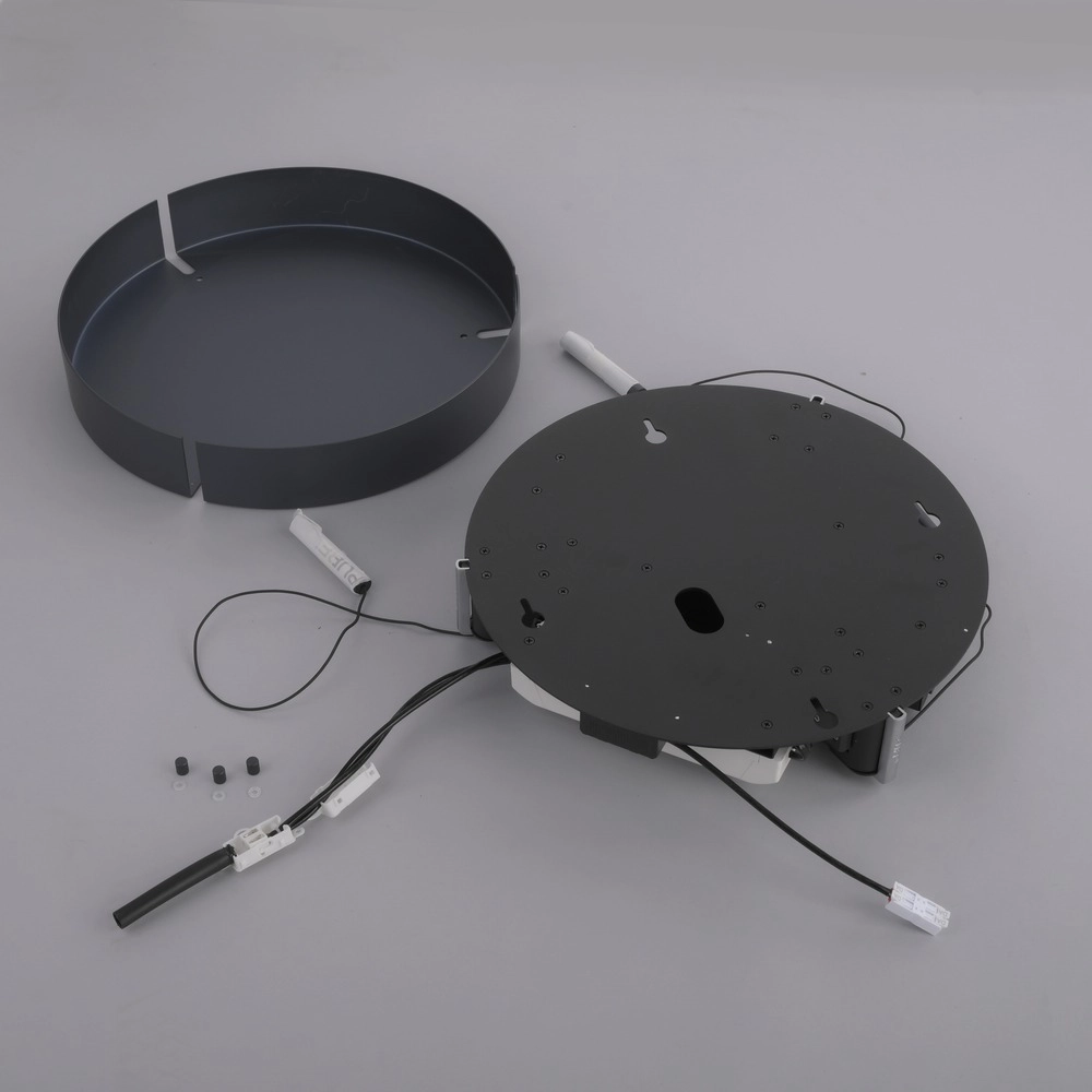 Vide pendant lamp Pure E-Infinty Mystic Grey with smoke glass Paul Neuhaus 4012248398173