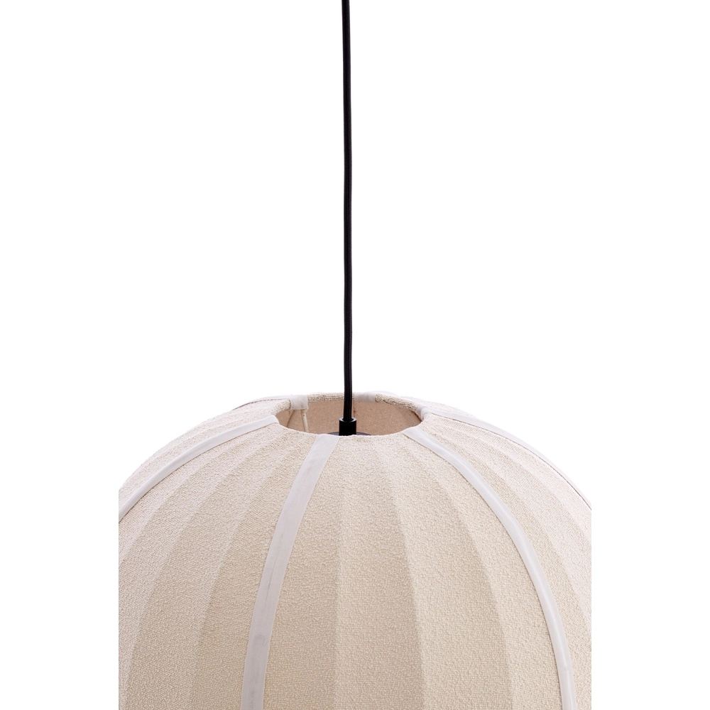 Bouclé pendant lamp Zagori Ø 35cm - sand Light & Living 8717807793029