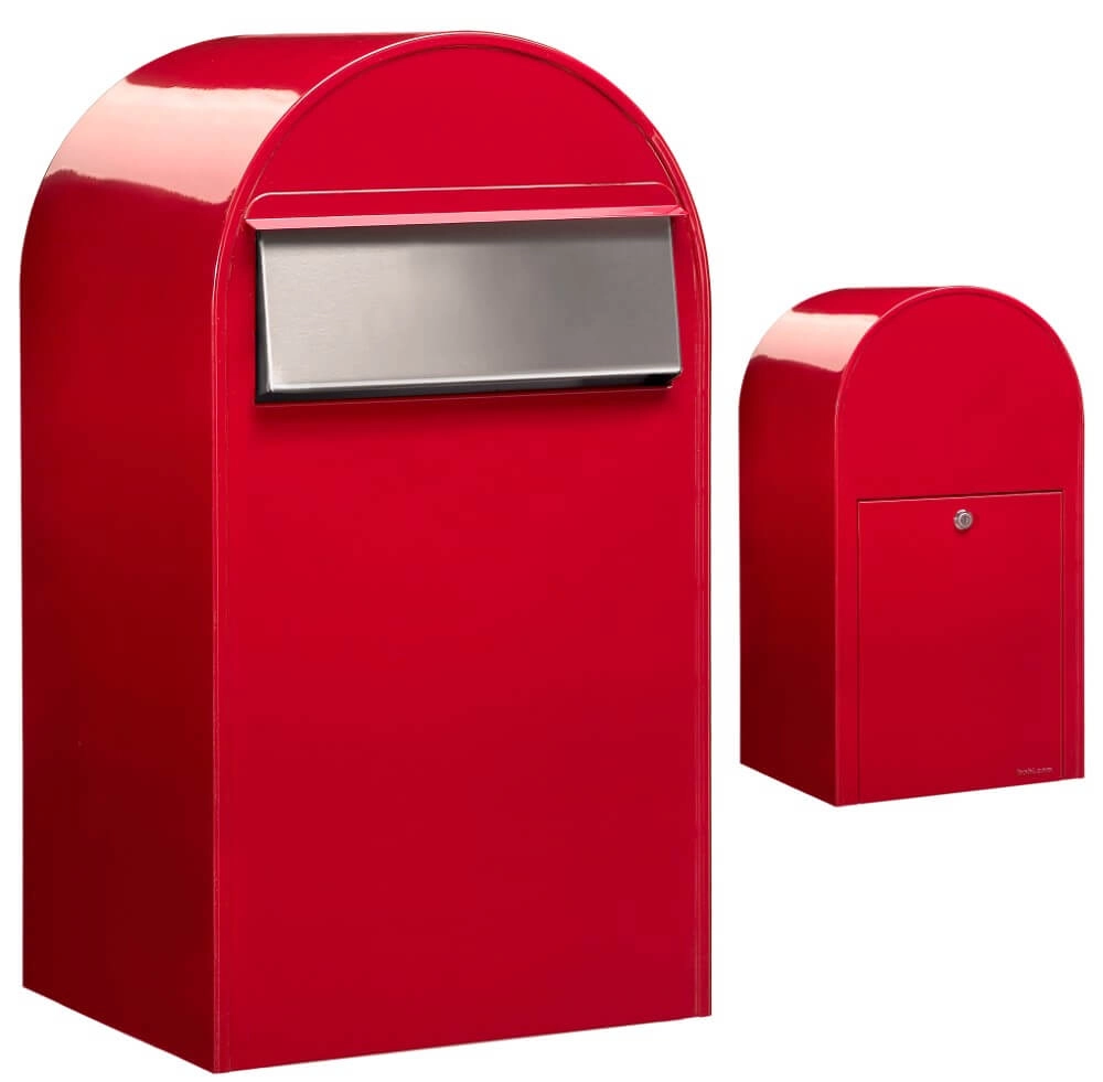 Mailbox Grande B 3001 i Bright red