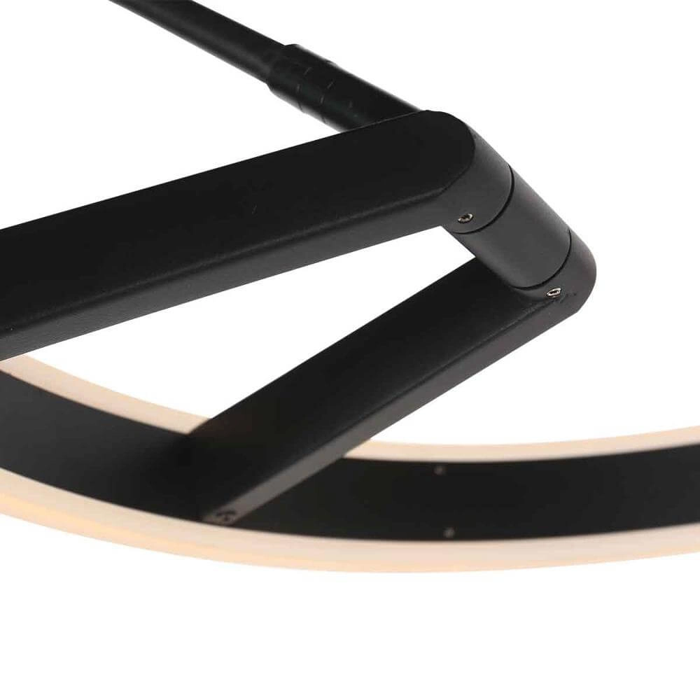 Design arc lamp Ringlux black Steinhauer 8712746176551