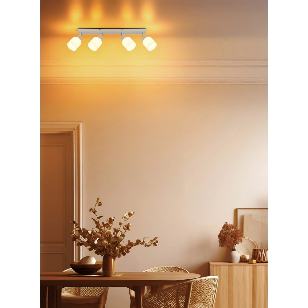 4-light ceiling spotlight Trent sand brown Globo 9007371566976