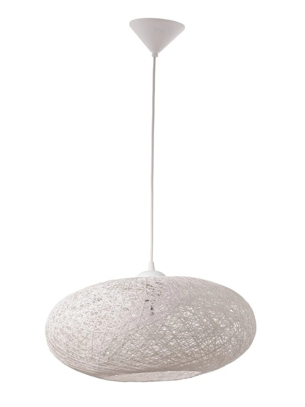 Pendant lamp Campilo 45cm white