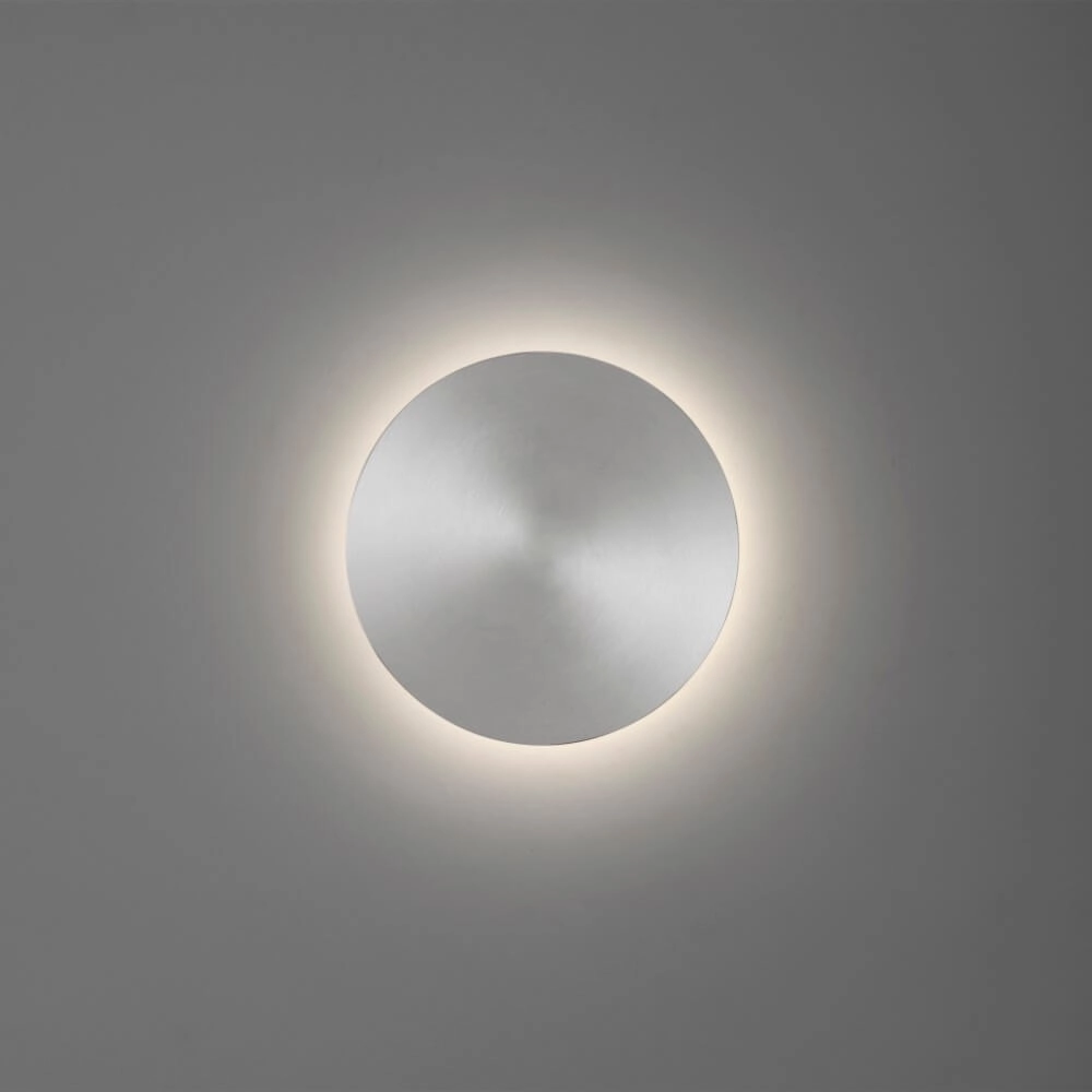 Design wall lamp Akku Puntua Ø 18cm aluminum Paul Neuhaus 4012248372500