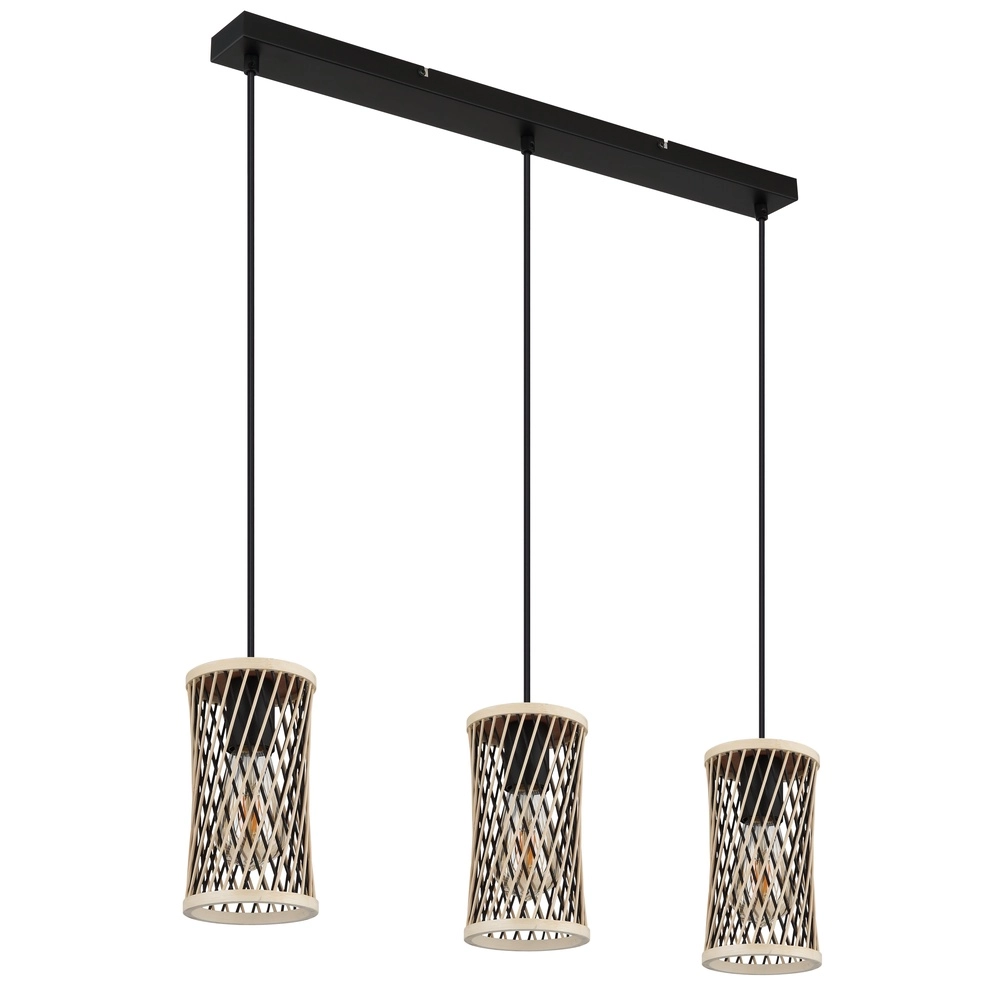 Pendant lamp Mali 3-light Globo 9007371533725